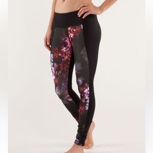 Lululemon Wonder Under Color Block Leggings